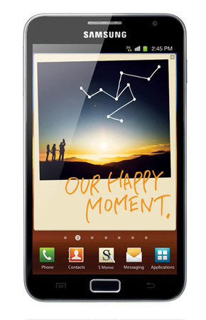 Смартфон Samsung Galaxy Note GT-N7000 Black - Губаха