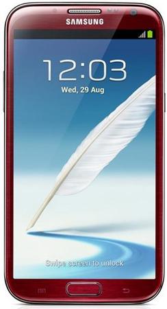 Смартфон Samsung Galaxy Note 2 GT-N7100 Red - Губаха