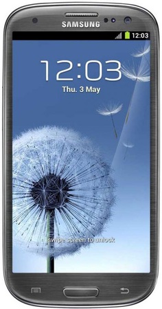 Смартфон Samsung Galaxy S3 GT-I9300 16Gb Titanium grey - Губаха